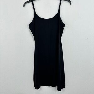 Nordstrom Black Sleeveless Slip Undergarment Mini Adjustable Strap Women‎ Medium